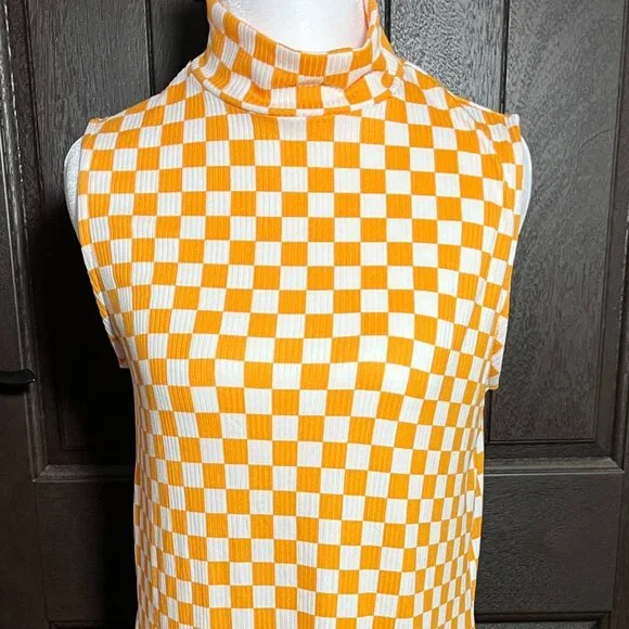 Dressed in Lala Gigi Sleeveless Ribbed Playsuit in Sunshine - Picture 3 of 6